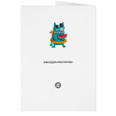 Summer Beach Monster Cards (Back)