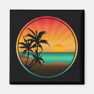 SUMMER BEACH NATURE MAGNET