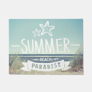 Summer Beach Paradise Doormat