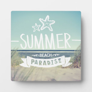 Summer Beach Paradise Plaque
