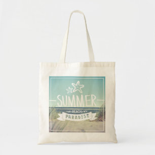 Summer Beach Paradise Tote Bag