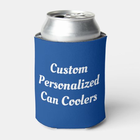 Summer Beach Parties, Custom Personalized Beer Can Cooler