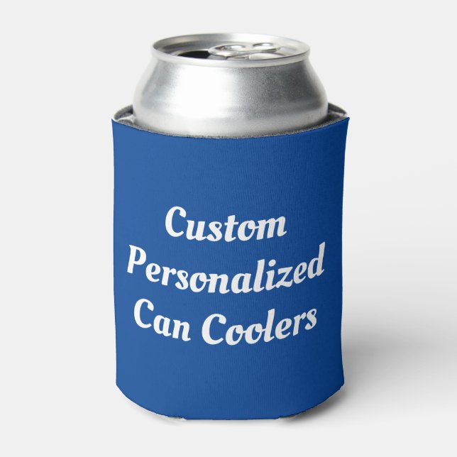 Summer Beach Parties, Custom Personalized Beer Can Cooler (Can Front)