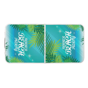 Summer Beach Party Beer Pong Table