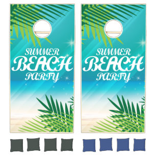 Summer Beach Party Cornhole Set