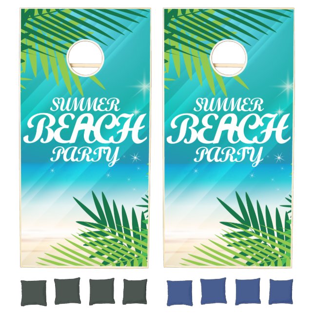 Summer Beach Party Cornhole Set (Set)