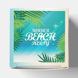 Summer Beach Party Favor Boxes