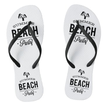 Summer Beach Party Flip Flops Summer Beach Party Flip Flops