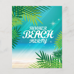 Summer Beach Party Flyer