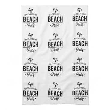 Summer Beach Party Hand Towel Summer Beach Party Hand Towel