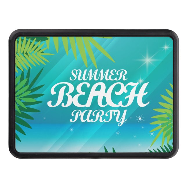 Summer Beach Party Hitch Cover (Front)