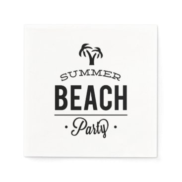 Summer Beach Party Napkin Summer Beach Party Napkin