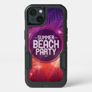Summer Beach Party Night iPhone 13 Case