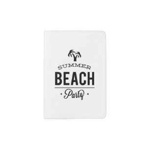 Summer Beach Party Passport Holder
