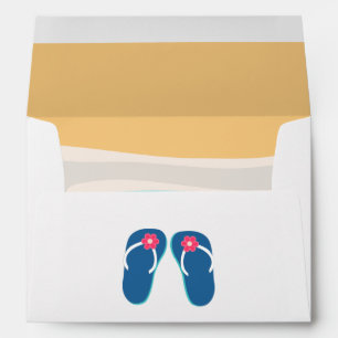 Summer Beach Party Sandals Envelope