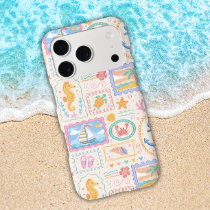 Summer Beach Pattern Cute Beach  iPhone 17 Pro Case
