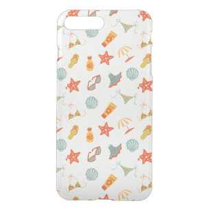 Summer Beach Pattern iPhone 8 Plus/7 Plus Case