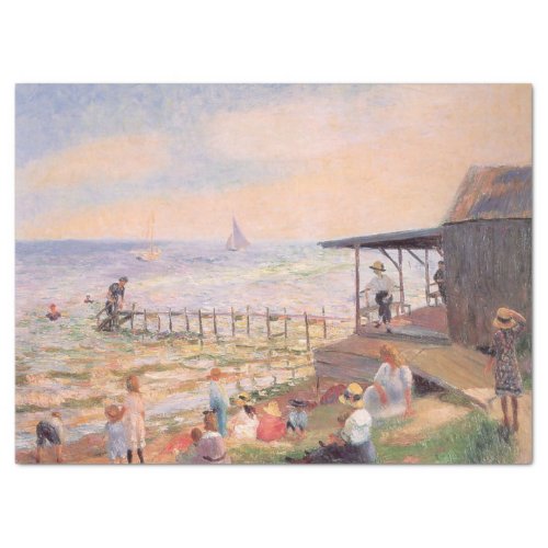 Summer Beach Scene Tissue Paper