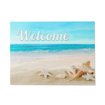 Summer Beach Sea Shell Starfish Welcome Outdoor