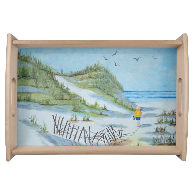 Summer Beach Serving Tray (Front)