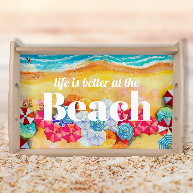 Summer Beach Serving Tray (Creator Uploaded)
