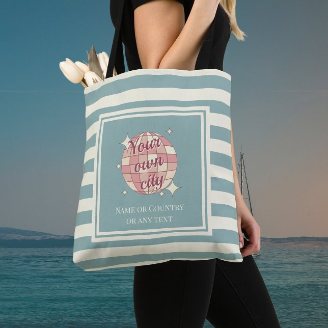 Summer beach shopping bag holiday city name (Creator Uploaded)