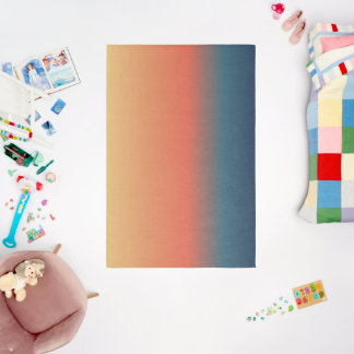 Summer Beach Sunrise Color Rug