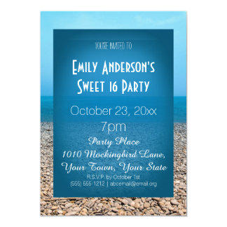 Ocean Sweet 16 Invitations & Announcements | Zazzle