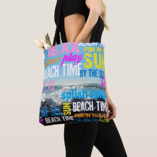 Summer Beach Time Fun Tote Bag