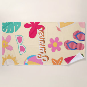 Summer beach towel