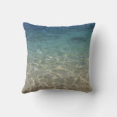 Summer Beach Tropical Blue Ocean Starfish Throw Pillow (Back)