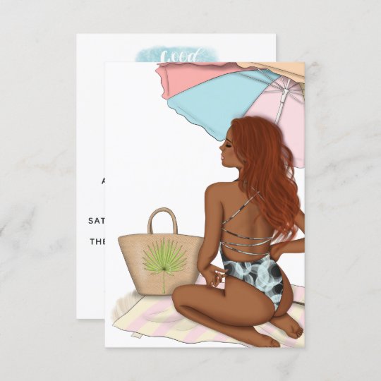 Summer Beach Vacation Birthday Party Invitation Zazzle Com