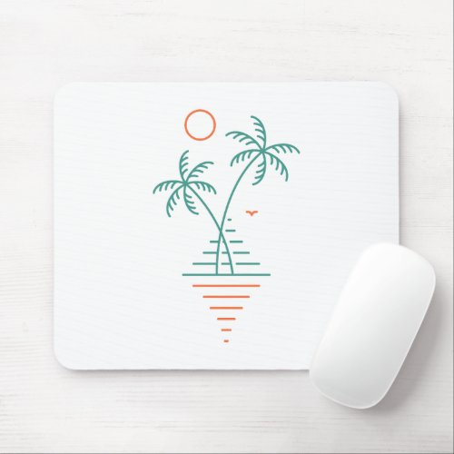 Summer Beach Vibes 3 Mouse Pad