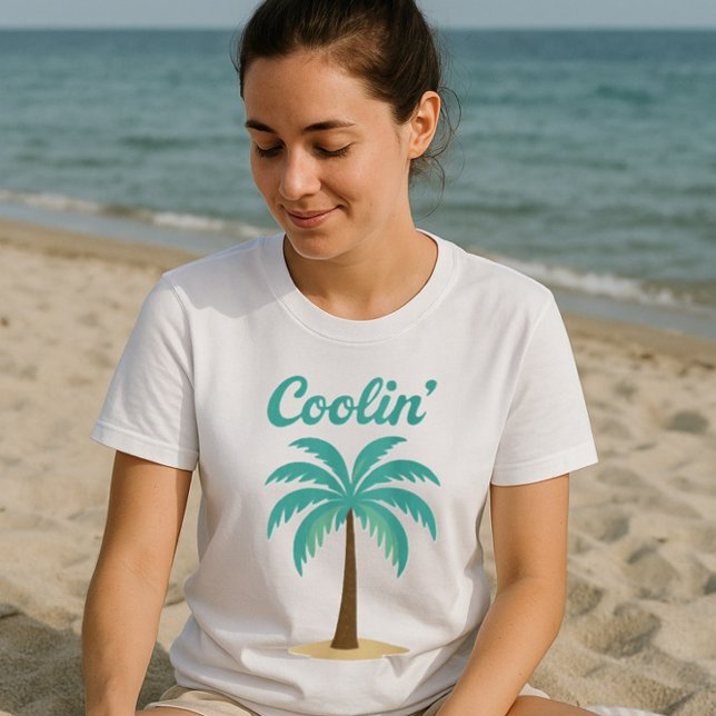 Summer Beach Vibes Palm Tree T-Shirt (Creator Uploaded)
