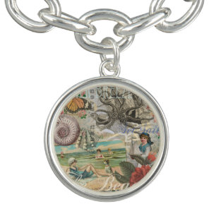 summer beach vintage octopus antique sailing bracelet
