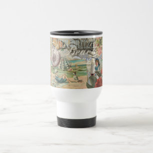 summer beach vintage octopus antique sailing travel mug