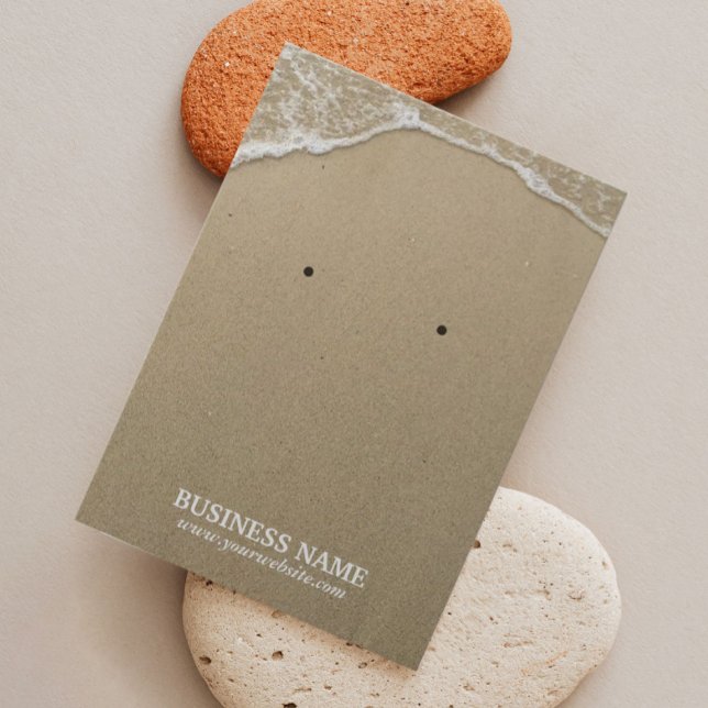 Summer Beach Water & Sand Earring Display (Creator Uploaded)