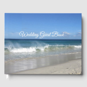 Summer Beach Wedding Guest Book