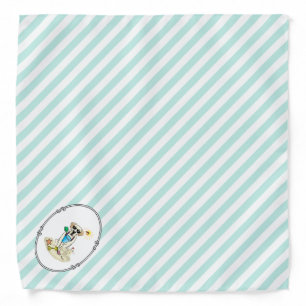 Summer Beach Yellow Labrador Retriever Bandana