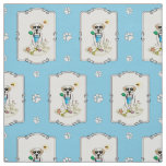 Summer Beach Yellow Labrador Retriever - Cute dog Fabric