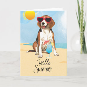 Summer Beagle Card