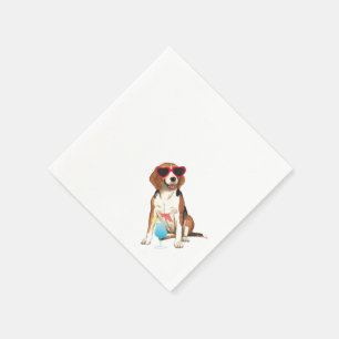 Summer Beagle Napkins