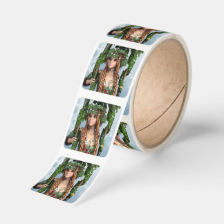 Summer Beauty Square Sticker