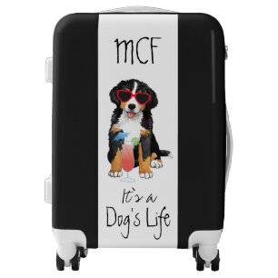 Summer Bernese Mountain Dog Luggage