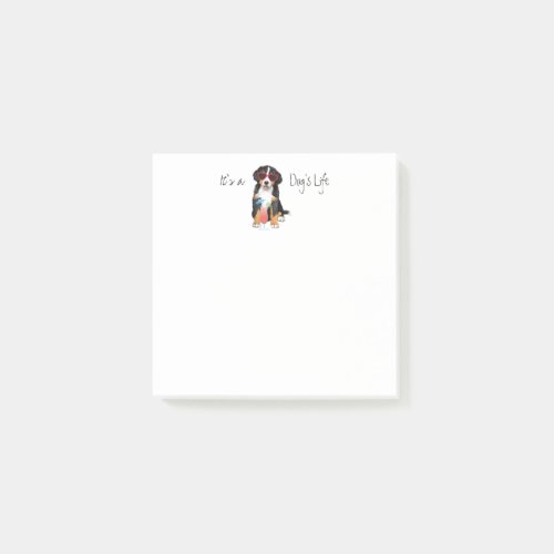 Summer Bernese Mountain Dog Post_it Notes