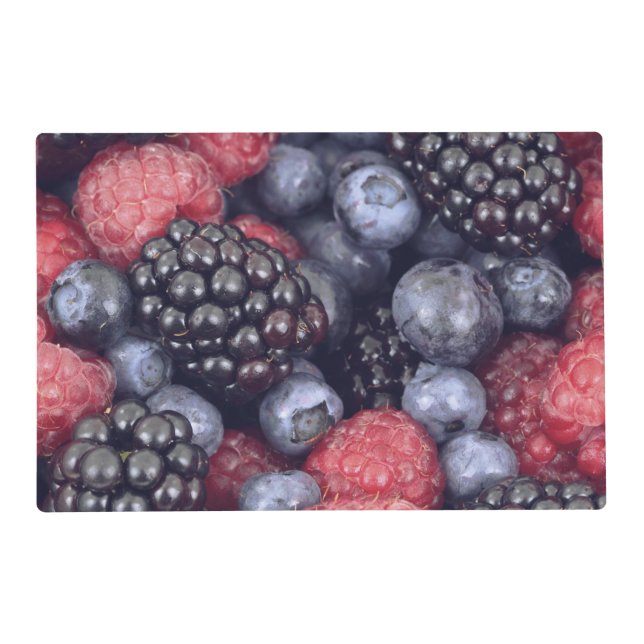 Summer Berries Fruit Photo Placemat (Front)