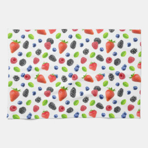 Summer berries towel