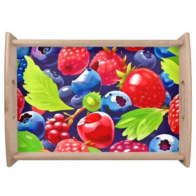 Summer Berry Medley Serving Tray (Front)