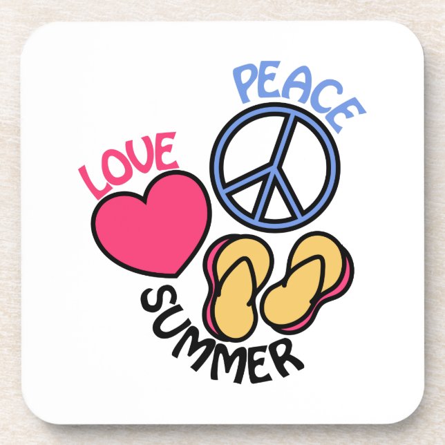 Summer Beverage Coaster (Front)