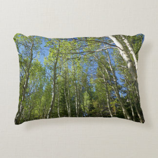 Summer Birch Trees at Rocky Mountain Accent Pillow
